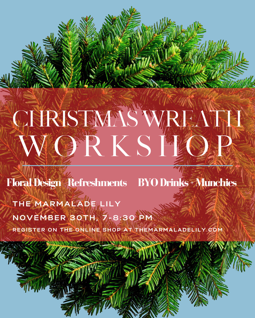 2026 Christmas Wreath Workshop